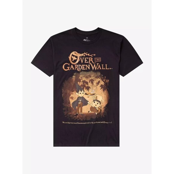 Over The Garden Wall Greg & Wirt Wayward Leaves T-Shirt LARGE New With Tags - Picture 2 of 6
